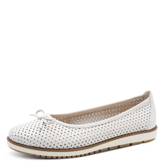 Tamaris Balerini dama piele naturala 1 22121 42 WHITE ID5333-WHT