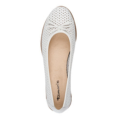 Tamaris Balerini dama piele naturala 1 22121 42 WHITE ID5333-WHT