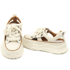 Franco Gerardo Pantofi dama decupati piele naturala 208 WHITE ID5375-WHT