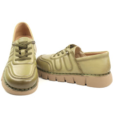 Formazione Pantofi dama piele naturala KM2583 GREEN ID5377-GRN