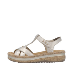 Rieker Sandale dama V0919 90 auriu ID5392-AU