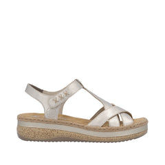 Rieker Sandale dama V0919 90 auriu ID5392-AU