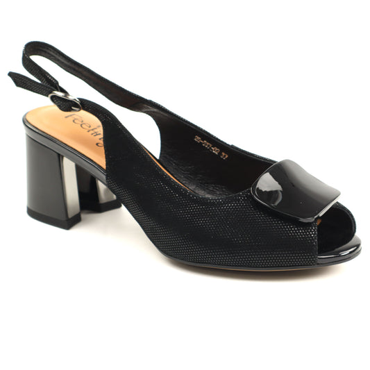 Feeling Sandale dama piele naturala 26 537 02 BLACK ID5403-BLK