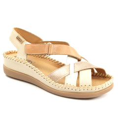 Pikolinos Sandale dama piele naturala W8K 0741C2 MARFIL ID5434-MARF