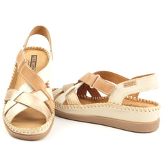 Pikolinos Sandale dama piele naturala W8K 0741C2 MARFIL ID5434-MARF