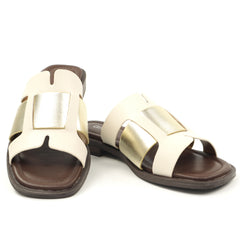 GRYXX Papuci dama piele naturala W1V1352 G17 6A 03 N BEIGE ID5446-BEIGE