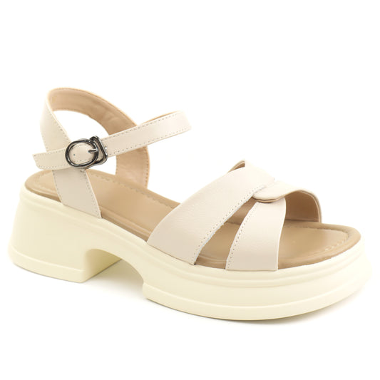 Formazione Sandale dama piele naturala 2567 CREAM ID5452-CREAM