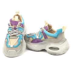 Pantofi dama piele naturala HY2122 BLUE/PURPLE ID5460-BLPR