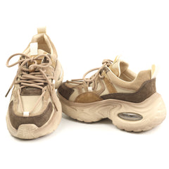 Franco Gerardo Pantofi dama piele naturala HY2122 COFFEE/YELLOW ID5460-CFYL