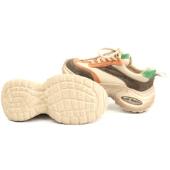 Franco Gerardo Pantofi dama piele naturala HY2158 ORANGE/GREEN ID5461-ORGR