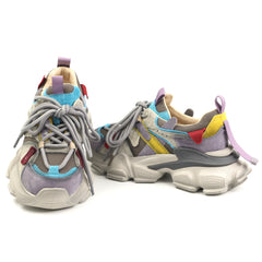 Franco Gerardo Pantofi dama piele naturala HY5782 PURPLE/BLUE ID5463-PRBL