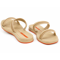 Ipanema Papuci dama GLOW SLIDE 27400 BR777 BEIGE/GOLD/ORANGE ID5478-BEGLOR