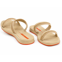 Ipanema Papuci dama GLOW SLIDE 27400 BR777 BEIGE/GOLD/ORANGE ID5478-BEGLOR