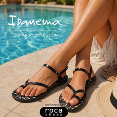 Ipanema Sandale dama FASHION SAND 82842 BL730 BLACK/WHITE/BRONZE ID5481-BLWHBZ