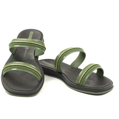 Ipanema Papuci dama GLOW SLIDE 27400 BR774 BLACK/GREEN/GOLD ID5485-BLGRGD