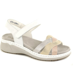 Suave Sandale dama piele naturala SU18017T AZORES F3 N ID5492-ALB.MCL