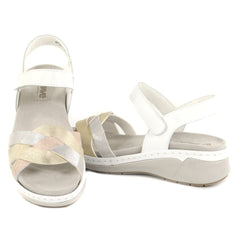 Suave Sandale dama piele naturala SU18017T AZORES F3 N ID5492-ALB.MCL