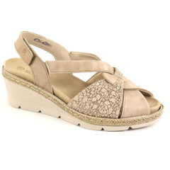 Suave Sandale dama piele naturala SU22008VJT VENICE 03 N bej ID5493-BEJ