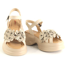 Pass Collection Sandale dama piele naturala 3OLY80015 03 N bej ID5496-BEJ