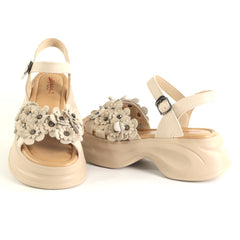 Pass Collection Sandale dama piele naturala 3OLY80015 03 N bej ID5496-BEJ