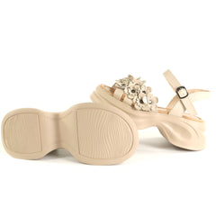Pass Collection Sandale dama piele naturala 3OLY80015 03 N bej ID5496-BEJ