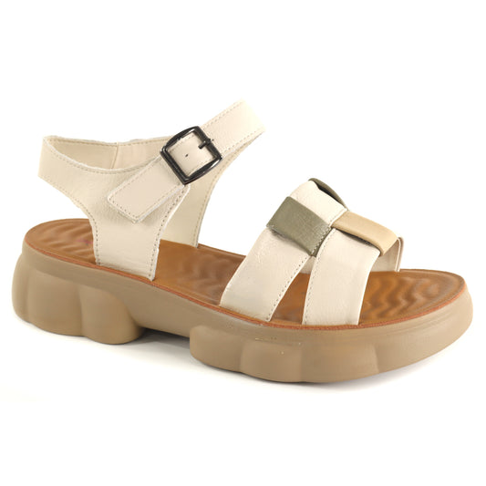 Pass Collection Sandale dama piele naturala J9J980009B 52 N crem ID5498-CRM