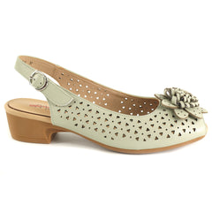 Pass Collection Pantofi dama decupati piele naturala X4X480016A B1 N vernil ID5499-VER
