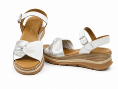 Anna Viotti Sandale dama piele naturala D22 S571 alb ID5500-ALB