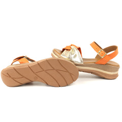 Anna Viotti Sandale dama piele naturala D22 S571 orange ID5500-ORG