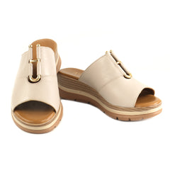 Anna Viotti Papuci dama piele naturala D22 S626 SILVER ID5504-SLV