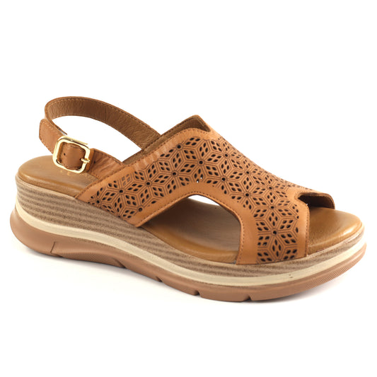 Anna Viotti Sandale dama piele naturala D22 S627 BROWN ID5505-BRN