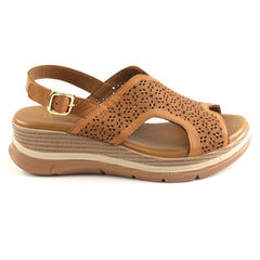 Anna Viotti Sandale dama piele naturala D22 S627 BROWN ID5505-BRN