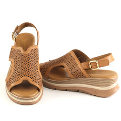 Anna Viotti Sandale dama piele naturala D22 S627 BROWN ID5505-BRN