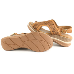 Anna Viotti Sandale dama piele naturala D22 S627 BROWN ID5505-BRN