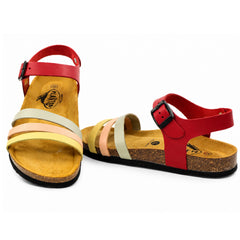 Plakton Sandale dama piele naturala 181007 LIMONCELLO ID5513-LIMO