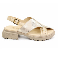 Anna Viotti Sandale dama piele naturala D22 S636 bej ID5519-BEJ