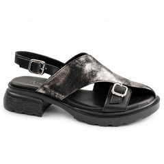 Anna Viotti Sandale dama piele naturala D22 S636 BLACK ID5519-BLK