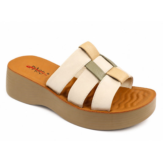 Pass Collection Papuci dama piele naturala J9J980008B 52 N crem ID5527-CRM
