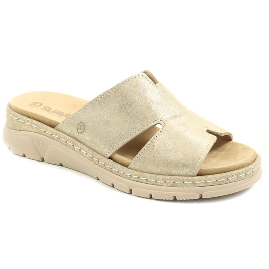 Suave Papuci dama piele naturala SU12521T MOSTAR 03 I bej ID5528-BEJ