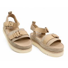 Anna Viotti Sandale dama piele naturala D113 OWS002 bej ID5535-BEJ