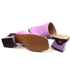 Karisma Papuci dama piele naturala V1BJ80001B 53 N LILAC LILAC lila ID5561-LIL