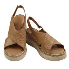 Anna Viotti Sandale dama piele naturala D56 712 capucino ID5564-CAP