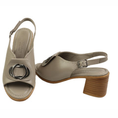 Anna Viotti Sandale dama piele naturala D73 647 GRAY ID5570-GRY