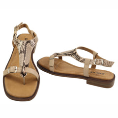 GRYXX Sandale dama piele naturala W1V1352 C27 1B M2 N nude ID5575-NUD