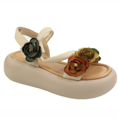 GRYXX Sandale dama piele naturala 3O51656A 13 N bej multicolor ID5580-BEJMLT