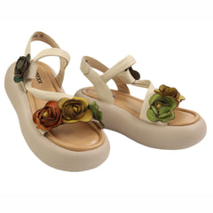 GRYXX Sandale dama piele naturala 3O51656A 13 N bej multicolor ID5580-BEJMLT