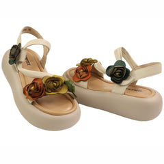 GRYXX Sandale dama piele naturala 3O51656A 13 N bej multicolor ID5580-BEJMLT
