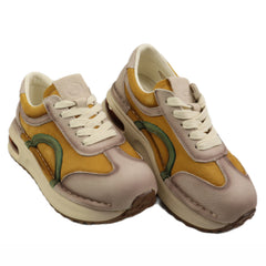 Franco Gerardo Pantofi dama piele naturala 5306 1 YELLOW ID5583-YEL