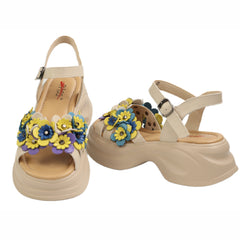 Pass Collection Sandale dama piele naturala 3OLY80012A 52 N crem ID5595-CRM