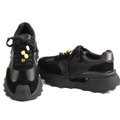 Feeling Pantofi dama piele naturala 68102 BLACK ID5613-BLK
